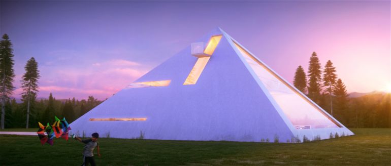 Hiša kot piramida (slika 3)